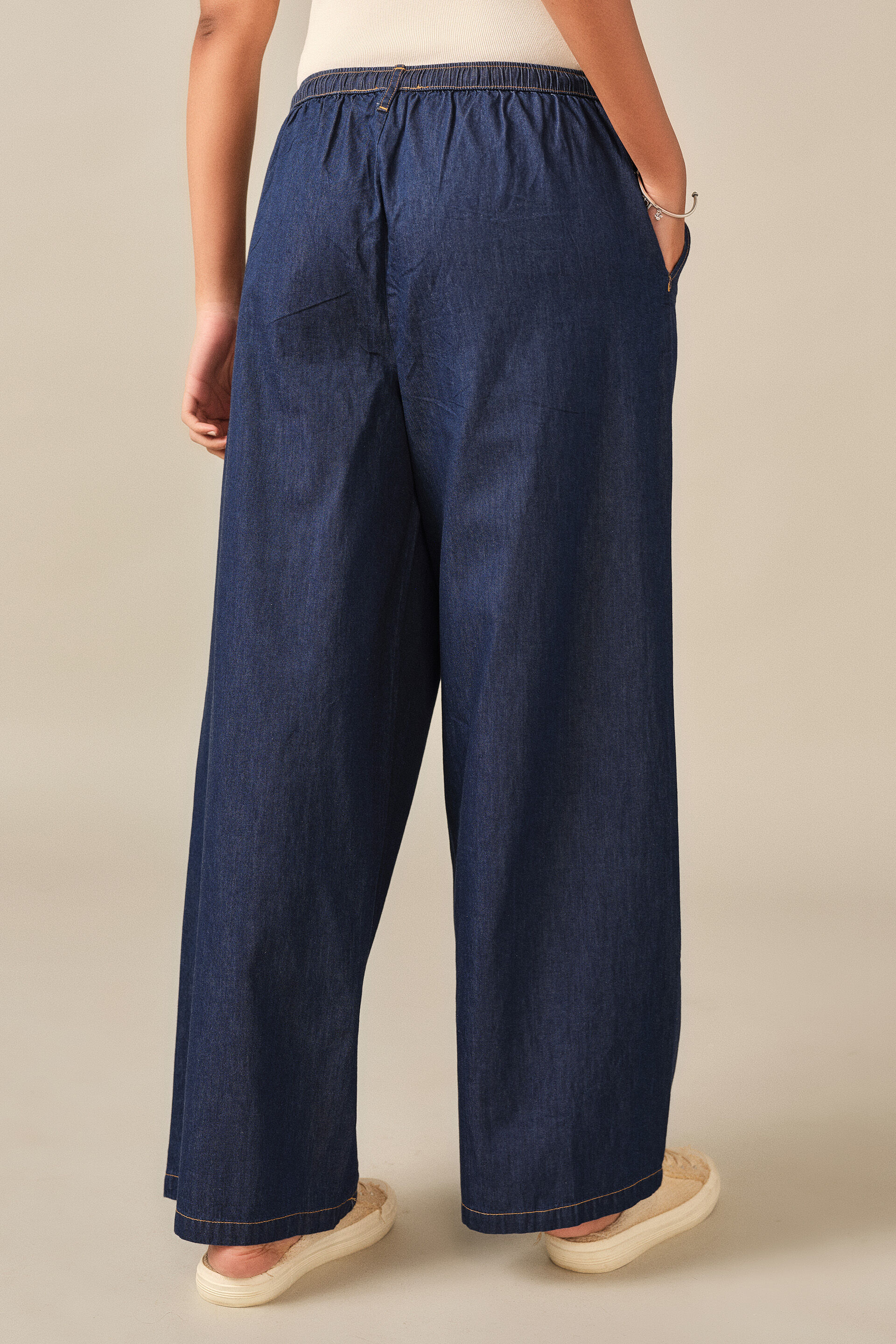Solid Denim Pant in Indigo, Indigo, image 4